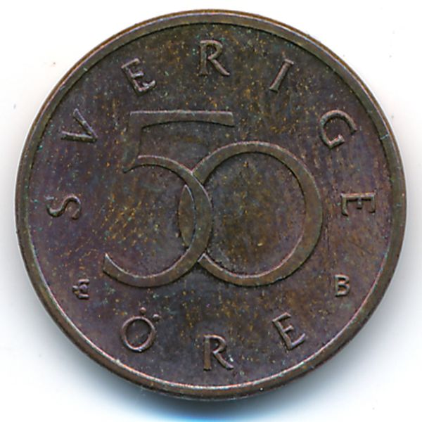 Швеция, 50 эре (2002 г.)