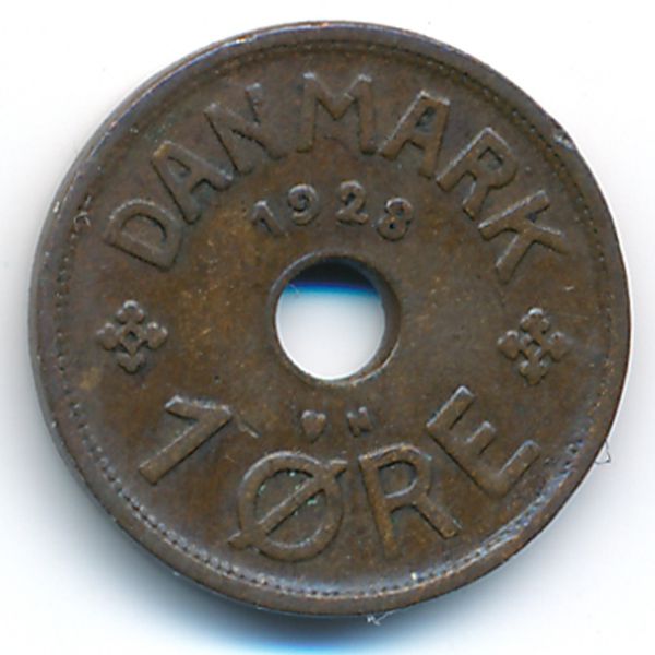 Дания, 1 эре (1928 г.)