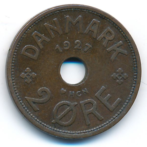 Дания, 2 эре (1927 г.)
