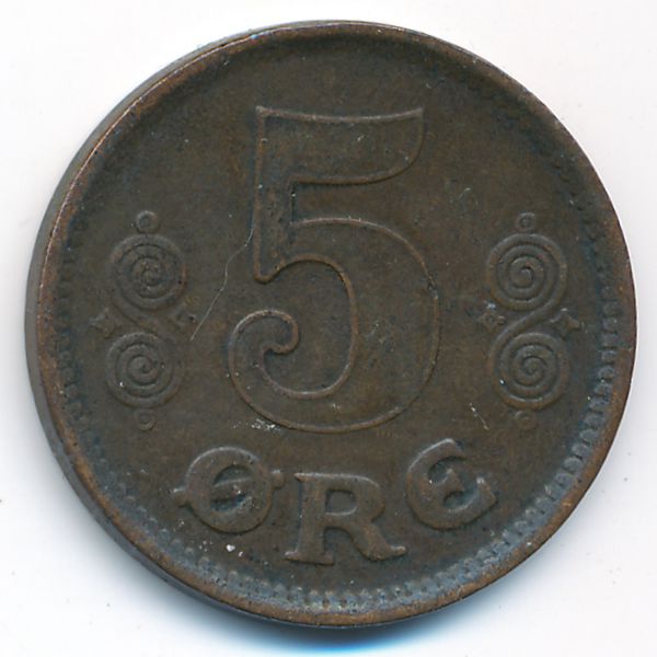 Дания, 5 эре (1917 г.)