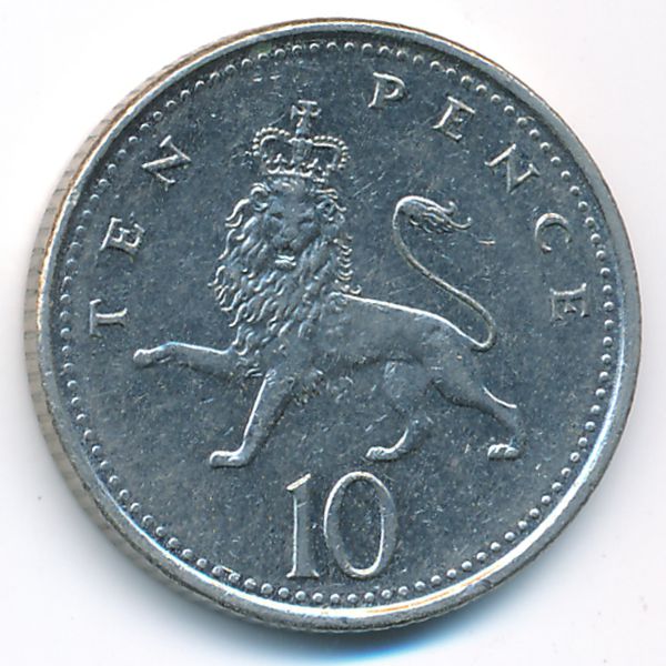 Великобритания, 10 пенсов (2000 г.)