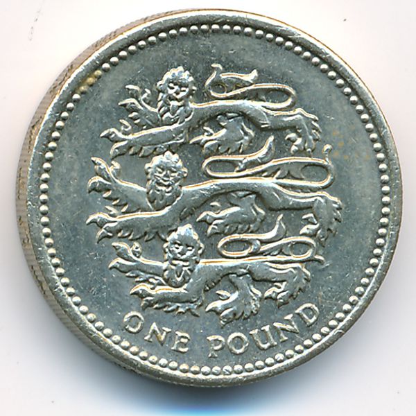 Великобритания, 1 фунт (1997 г.)
