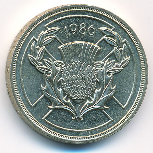 Великобритания, 2 фунта (1986 г.)