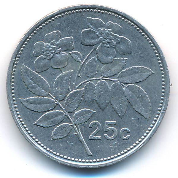 Мальта, 25 центов (1995 г.)