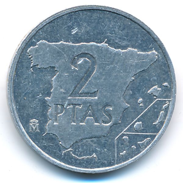 Испания, 2 песеты (1984 г.)