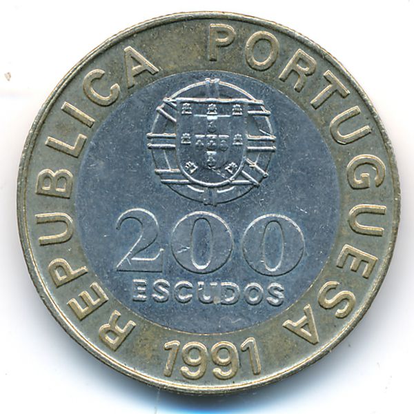 Португалия, 200 эскудо (1991 г.)