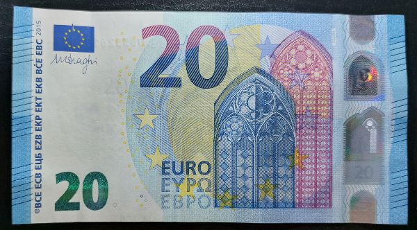 Европа, 20 евро (2015 г.)