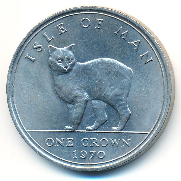 Остров Мэн, 1 крона (1970 г.)
