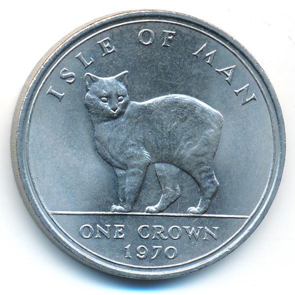 Остров Мэн, 1 крона (1970 г.)