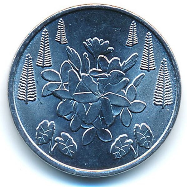 Французские Тихоокеанские Территории., 5 франков (2021 г.)