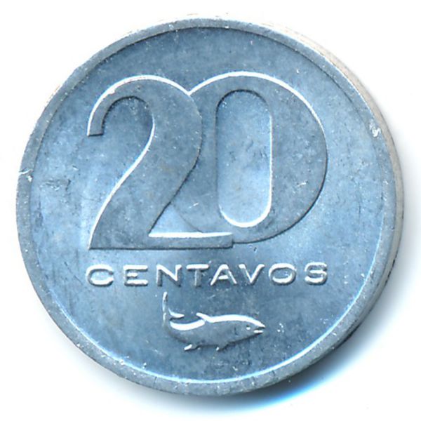 Кабо-Верде, 20 сентаво (1977 г.)
