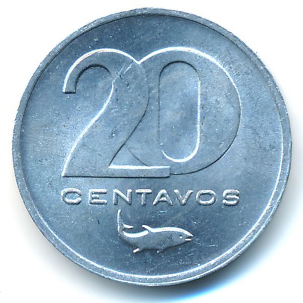 Кабо-Верде, 20 сентаво (1977 г.)