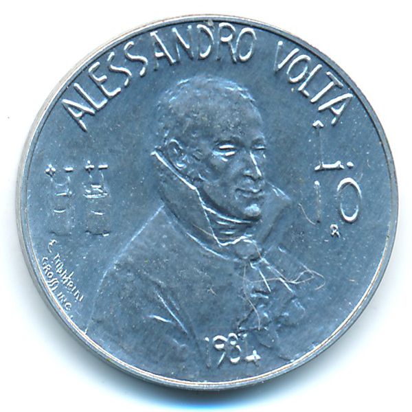 Сан-Марино, 10 лир (1984 г.)