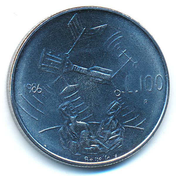 Сан-Марино, 100 лир (1986 г.)