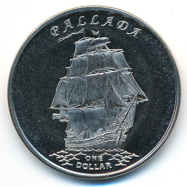 Острова Гилберта., 1 доллар (2014 г.)