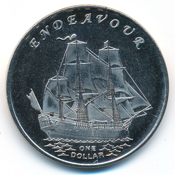 Острова Гилберта., 1 доллар (2014 г.)