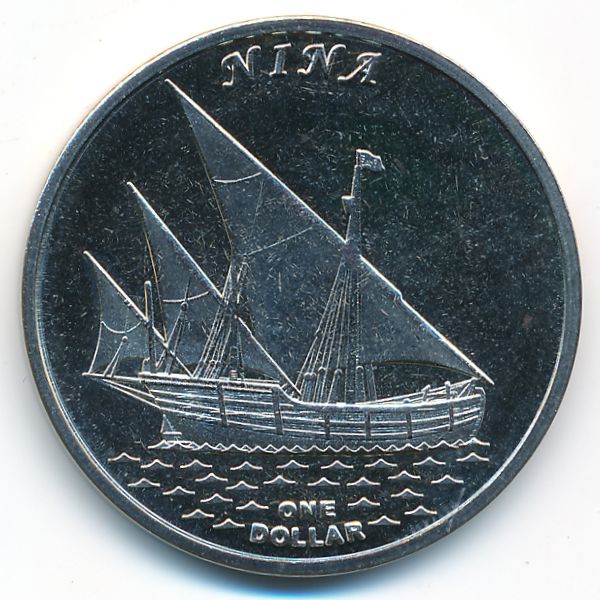 Острова Гилберта., 1 доллар (2016 г.)