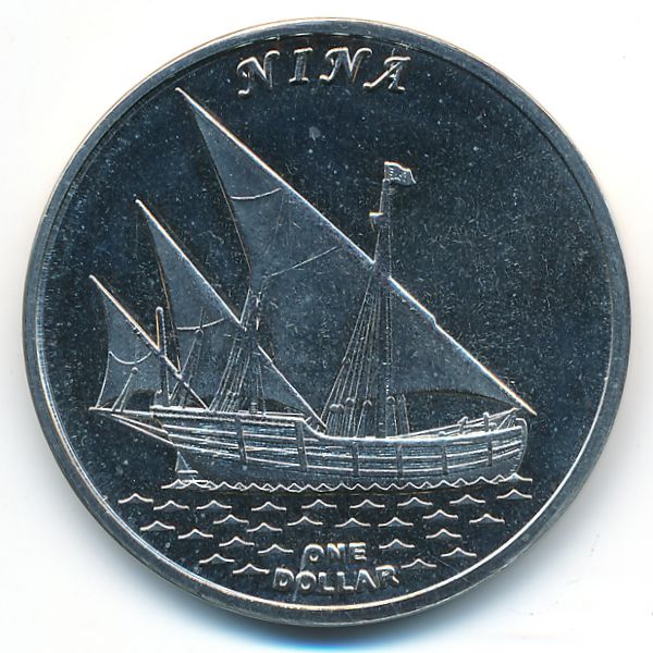 Острова Гилберта., 1 доллар (2016 г.)