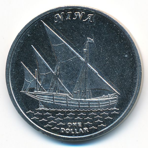 Острова Гилберта., 1 доллар (2016 г.)