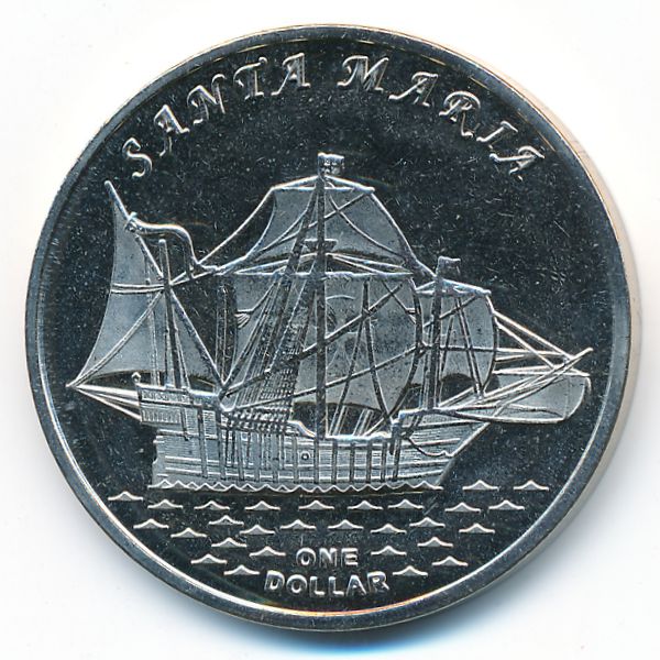 Острова Гилберта., 1 доллар (2016 г.)