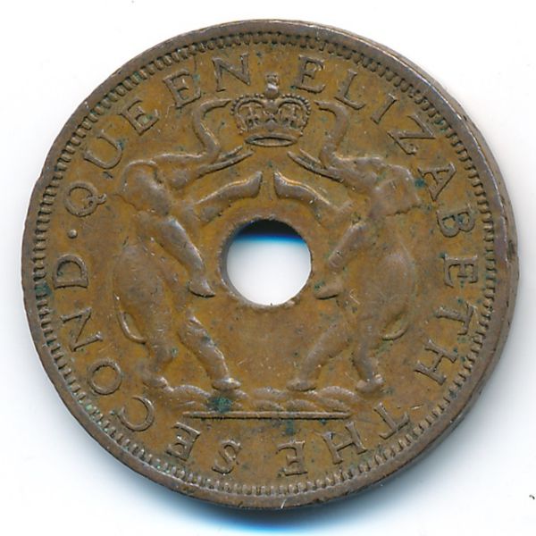 Родезия и Ньясаленд, 1 пенни (1962 г.)