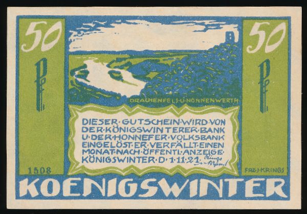 Нотгельды Германии, 50 пфеннигов (1921 г.)