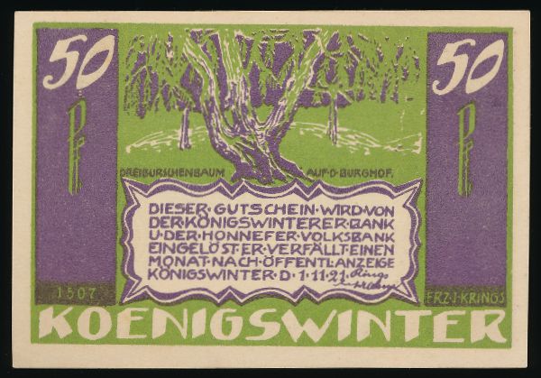 Нотгельды Германии, 50 пфеннигов (1921 г.)