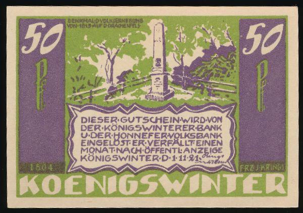 Нотгельды Германии, 50 пфеннигов (1921 г.)