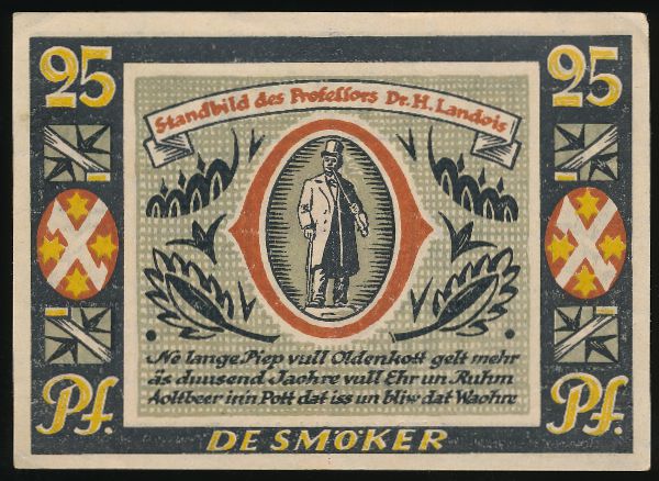 Нотгельды Германии, 25 пфеннигов (1921 г.)