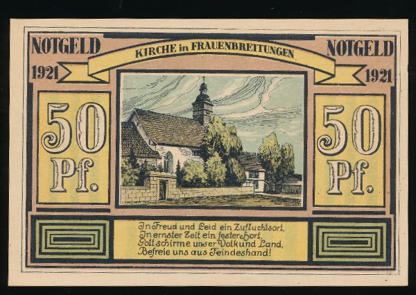 Нотгельды Германии, 50 пфеннигов (1921 г.)