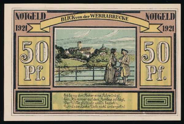 Нотгельды Германии, 50 пфеннигов (1921 г.)