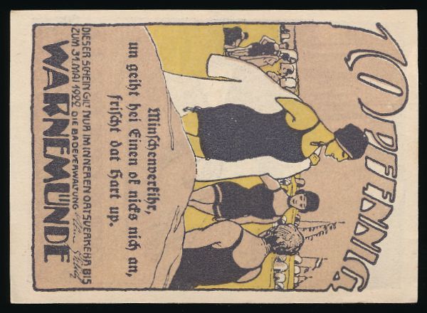 Нотгельды Германии, 10 пфеннигов (1922 г.)