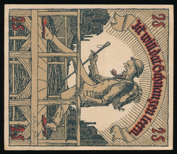 Нотгельды Германии, 25 пфеннигов (1921 г.)