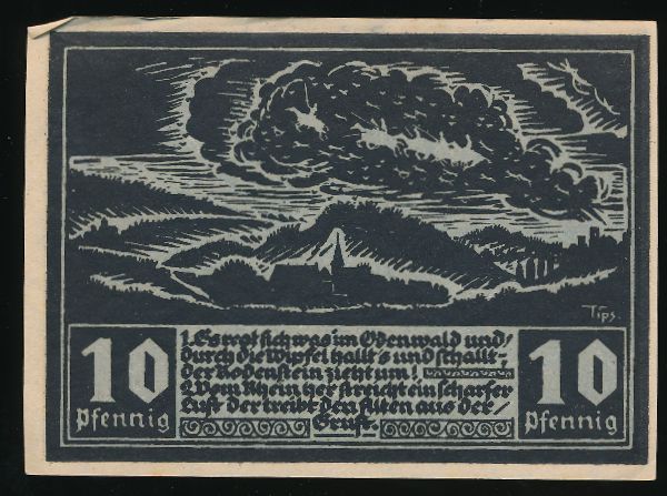 Нотгельды Германии, 10 пфеннигов (1921 г.)