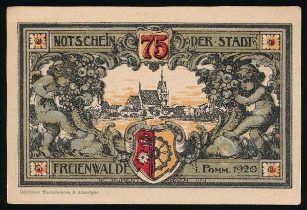 Нотгельды Германии, 75 пфеннигов (1920 г.)