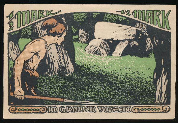 Нотгельды Германии, 1/2 марки (1921 г.)