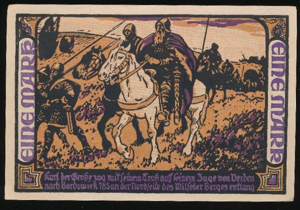 Нотгельды Германии, 1 марка (1921 г.)