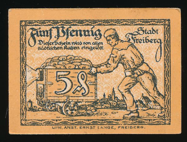 Нотгельды Германии, 5 пфеннигов (1921 г.)