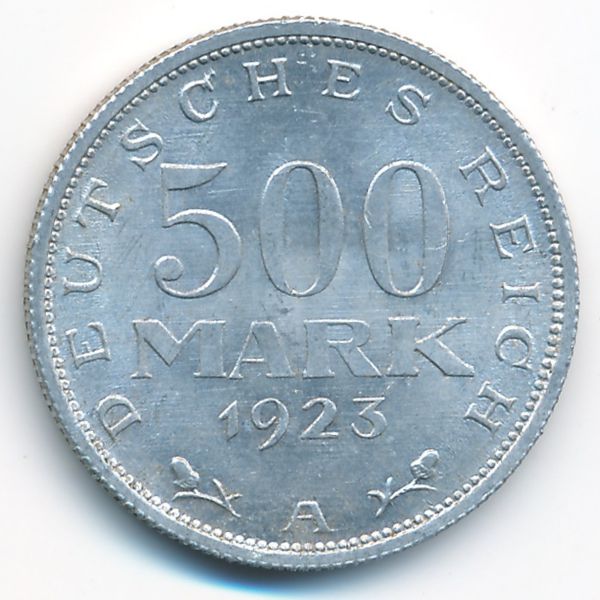 Веймарская республика, 500 марок (1923 г.)