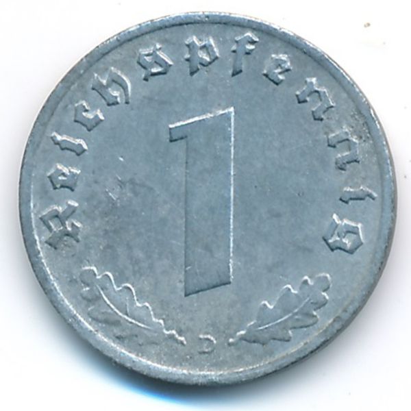 Третий Рейх, 1 рейхспфенниг (1941 г.)