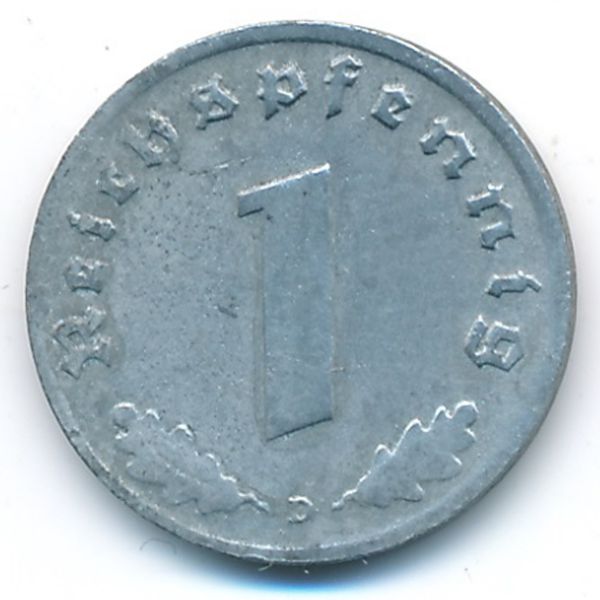 Третий Рейх, 1 рейхспфенниг (1942 г.)