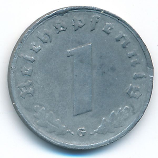 Третий Рейх, 1 рейхспфенниг (1942 г.)