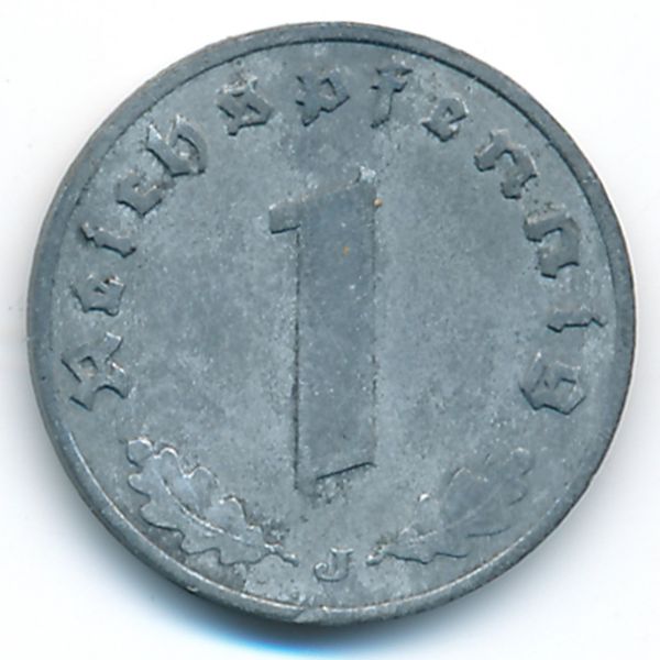 Третий Рейх, 1 рейхспфенниг (1942 г.)