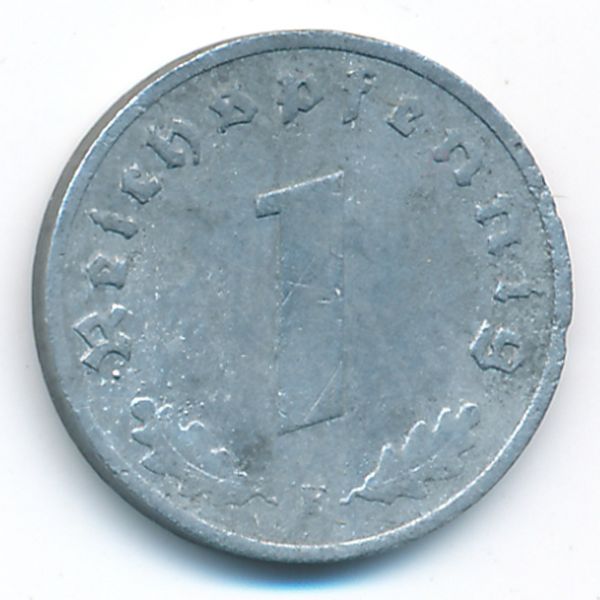 Третий Рейх, 1 рейхспфенниг (1943 г.)