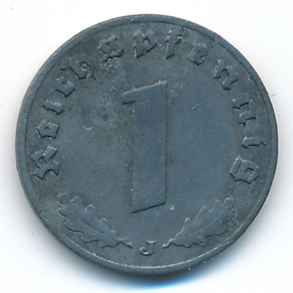 Третий Рейх, 1 рейхспфенниг (1943 г.)