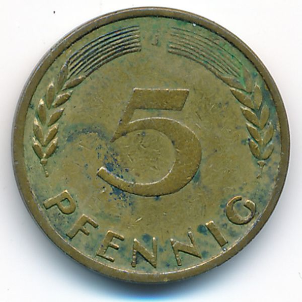 ФРГ, 5 пфеннигов (1950 г.)