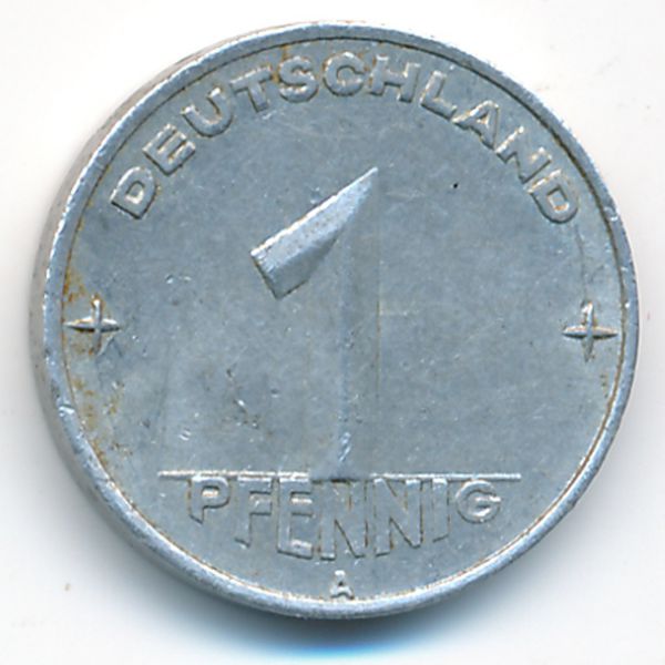 ГДР, 1 пфенниг (1952 г.)