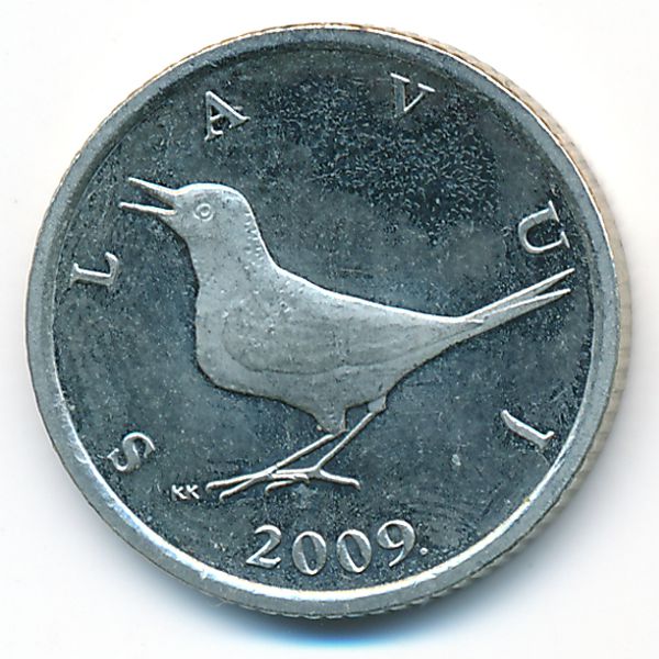 Хорватия, 1 куна (2009 г.)