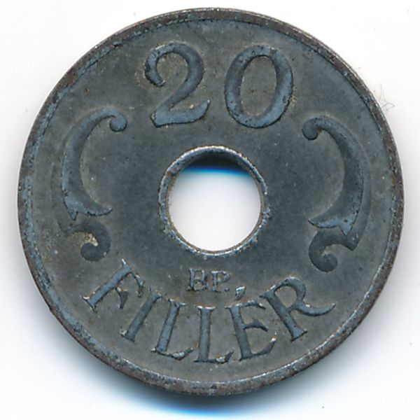 Венгрия, 20 филлеров (1943 г.)