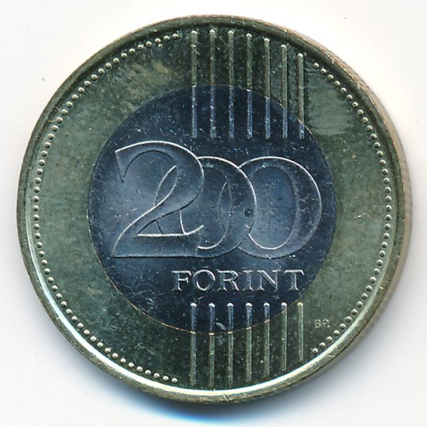 Венгрия, 200 форинтов (2011 г.)